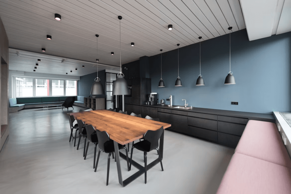 Inside commercial property