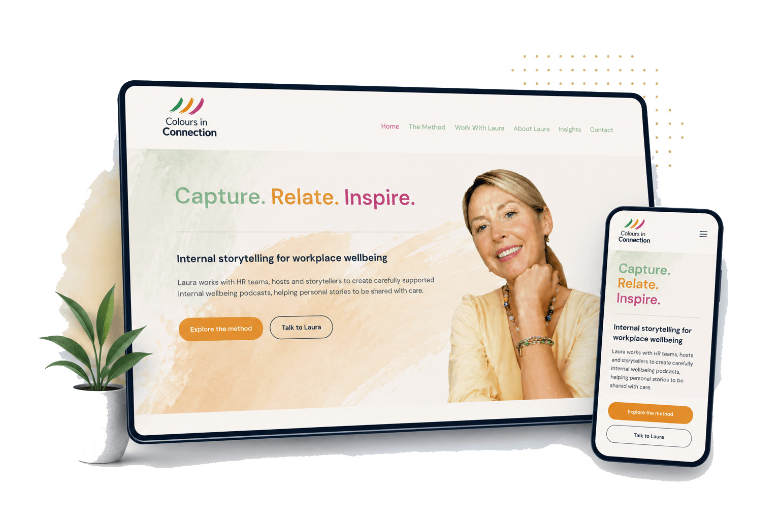 Colours in Connection website
